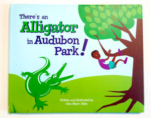 there's an alligator in audubon park!