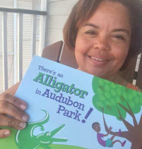 there's an alligator in audubon park!